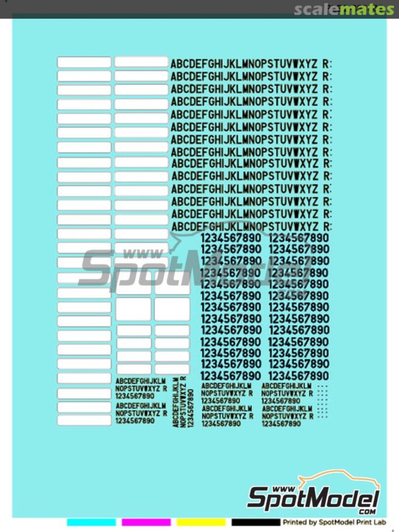 Boxart Matrículas Españolas 1986-2000 PLB2-333969 Print Lab Decals Boxart Matrículas Españolas 1986-2000 PLB2-333969 Print Lab Decals