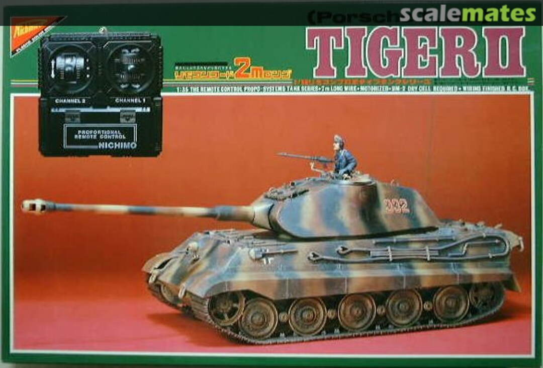 Boxart Tiger II (Porsche Turret) N-3510 Nichimo