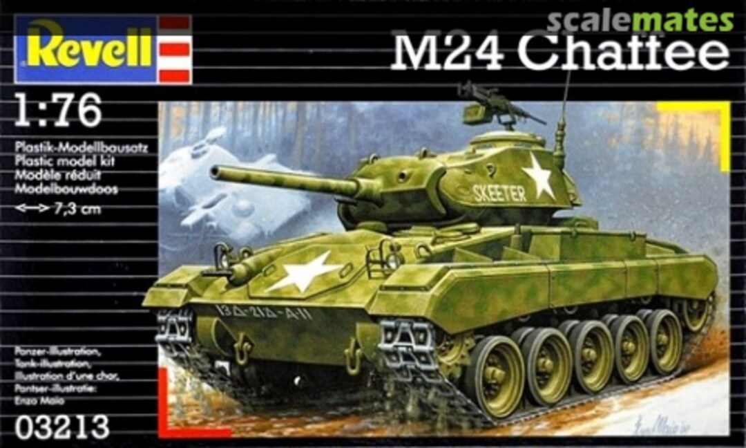 Boxart M24 Chaffee 03213 Revell Boxart M24 Chaffee 03213 Revell