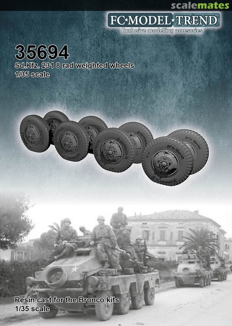 Boxart Sd.Kfz 231 8 rad. Weighted Wheels 35694 FC Model Trend Boxart Sd.Kfz 231 8 rad. Weighted Wheels 35694 FC Model Trend