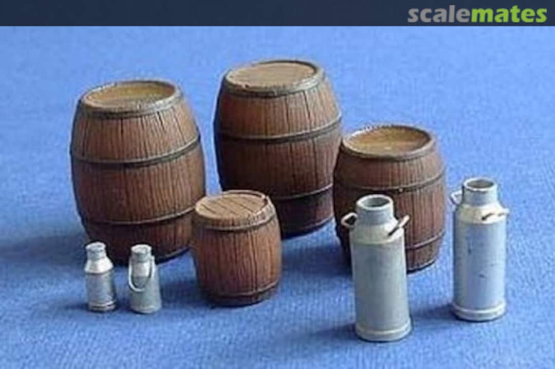 Boxart Wooden Barrels and Milk Cans HLU35080 Hauler Boxart Wooden Barrels and Milk Cans HLU35080 Hauler