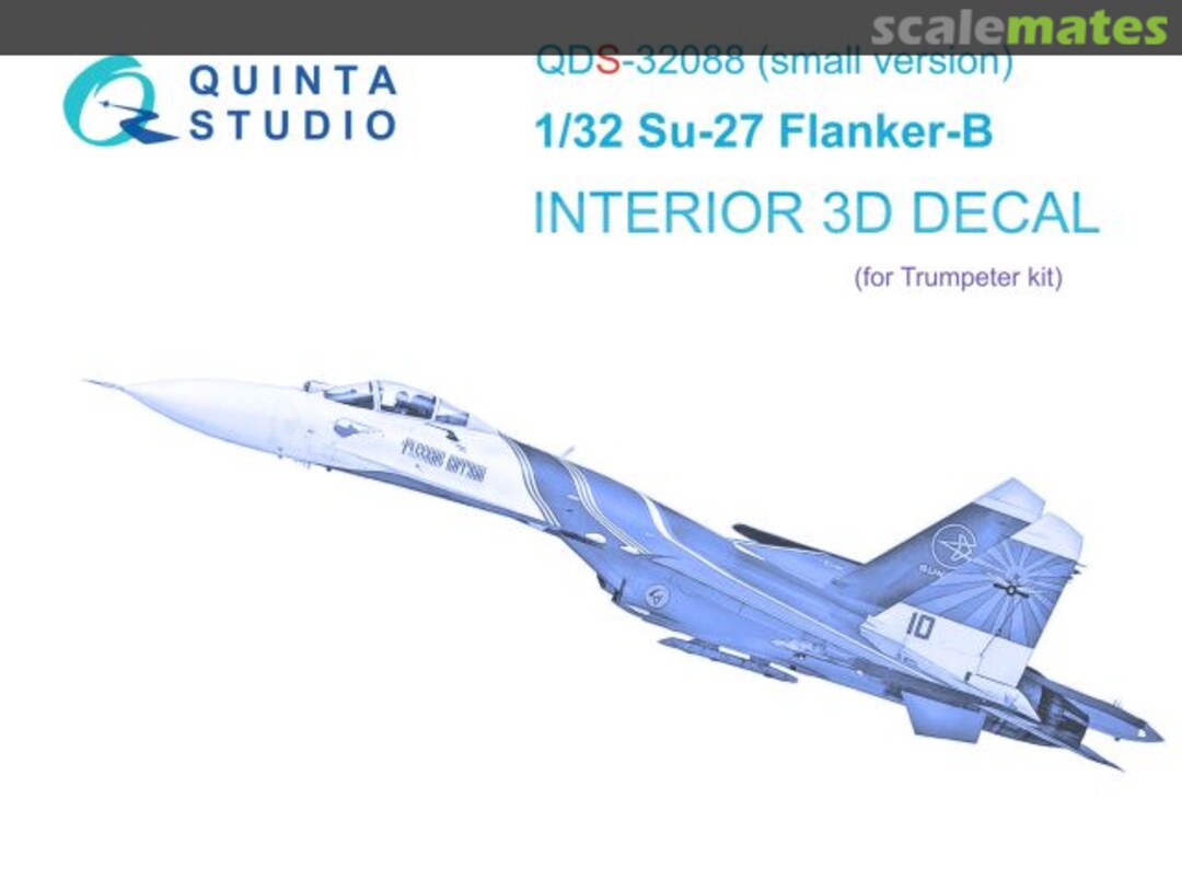 Boxart Su-27 Flanker B QDS-32088 Quinta Studio