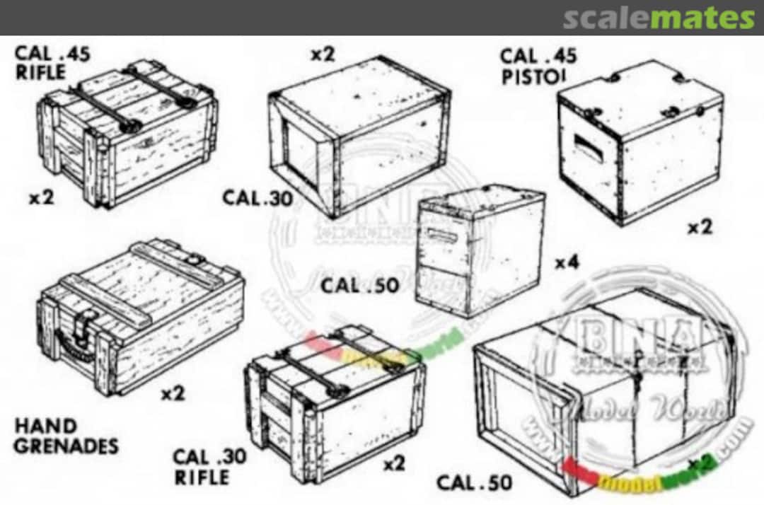 Boxart Small Arms Ammo Boxes 0088 Verlinden Productions Boxart Small Arms Ammo Boxes 0088 Verlinden Productions