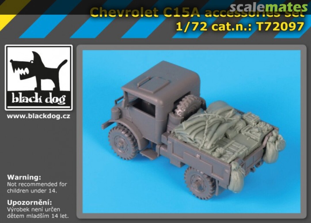 Boxart Chevrolet C15 accessories set T72097 Black Dog