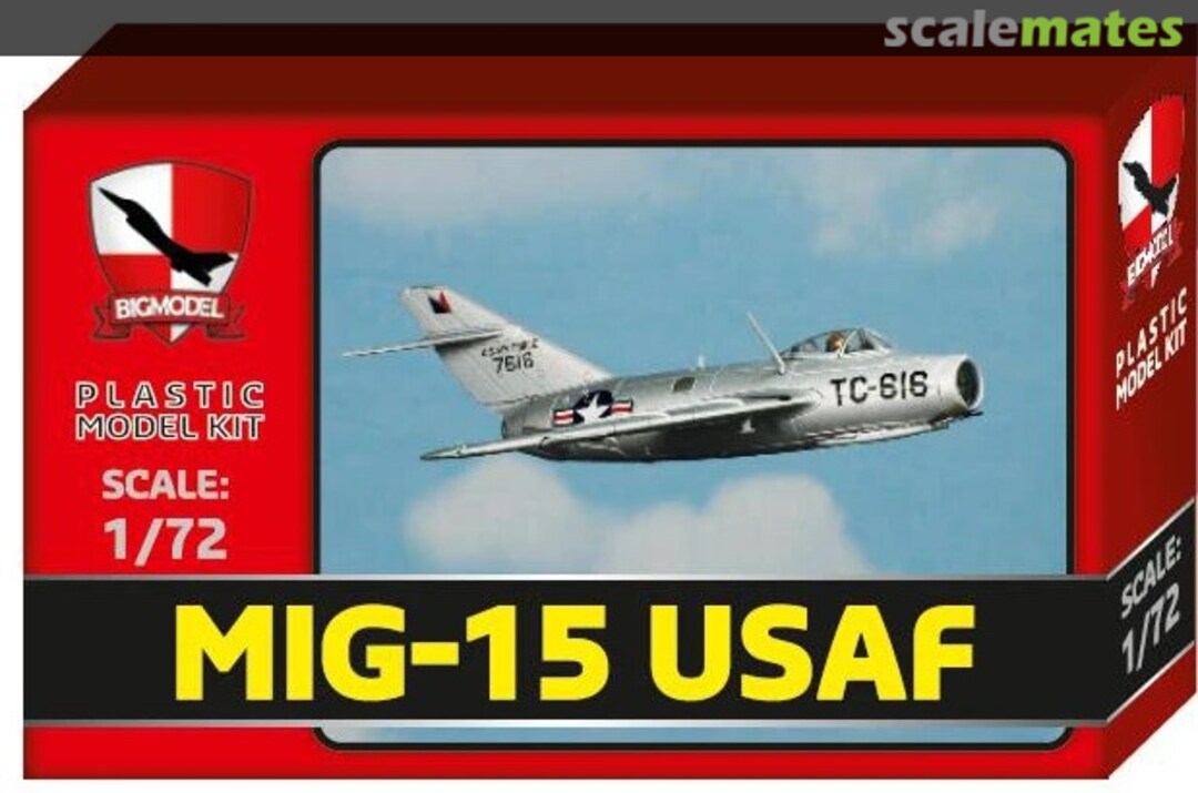 Boxart Mig-15 USAF 210357 BIGMODEL Boxart Mig-15 USAF 210357 BIGMODEL