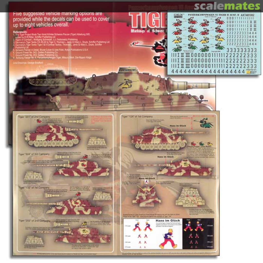 Boxart Schwere PzAbt 505 Tiger II AXT481002 Echelon Fine Details Boxart Schwere PzAbt 505 Tiger II AXT481002 Echelon Fine Details