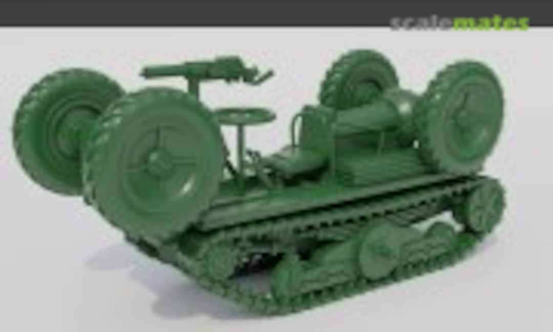 1:72 Austrian ADMK Motorkarette „Mulus” - on tracks (EMP3d 72019005)