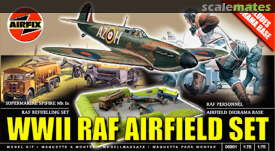 Boxart WWII RAF Airfield Set A6901 Airfix Boxart WWII RAF Airfield Set A6901 Airfix