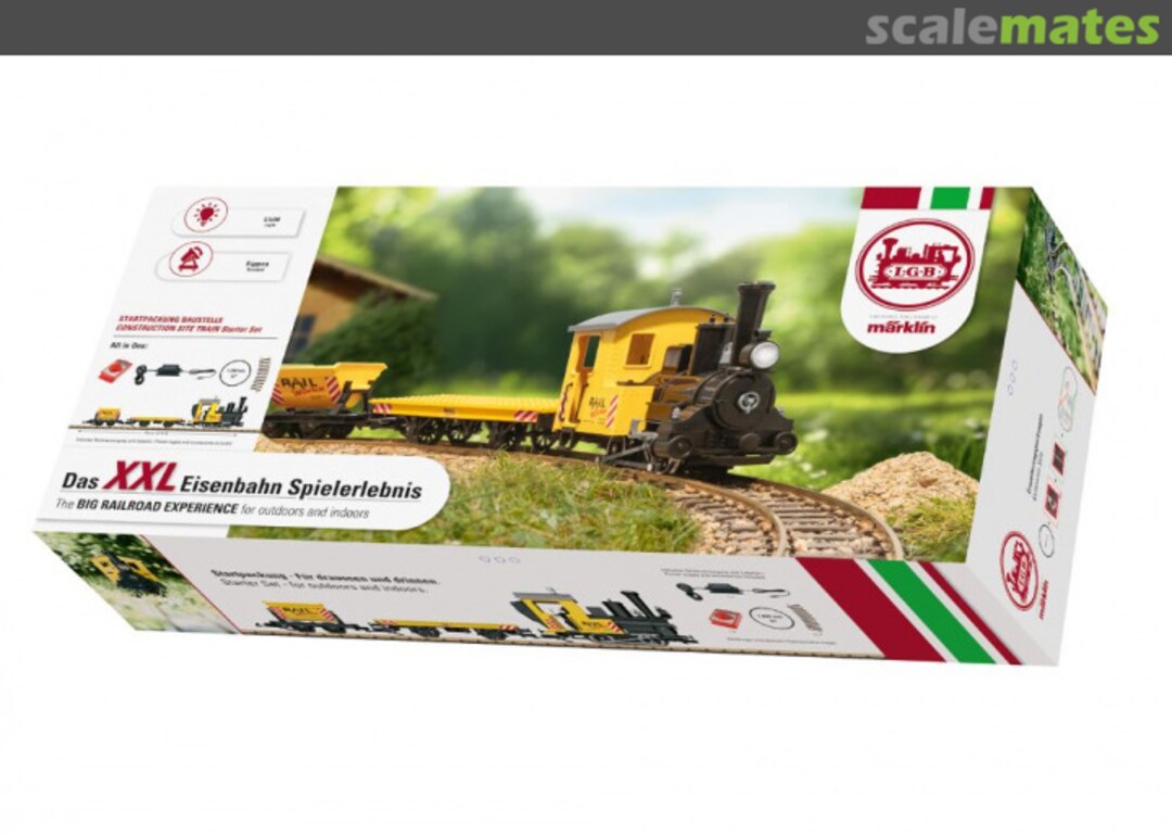 Boxart Startset Baustelle Tenderlokomotive "Bauzug" Spur G 70504 LGB