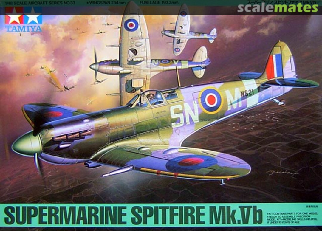 Echelle 1:48 Spitfire MK VB 61033 Maquette Tamiya