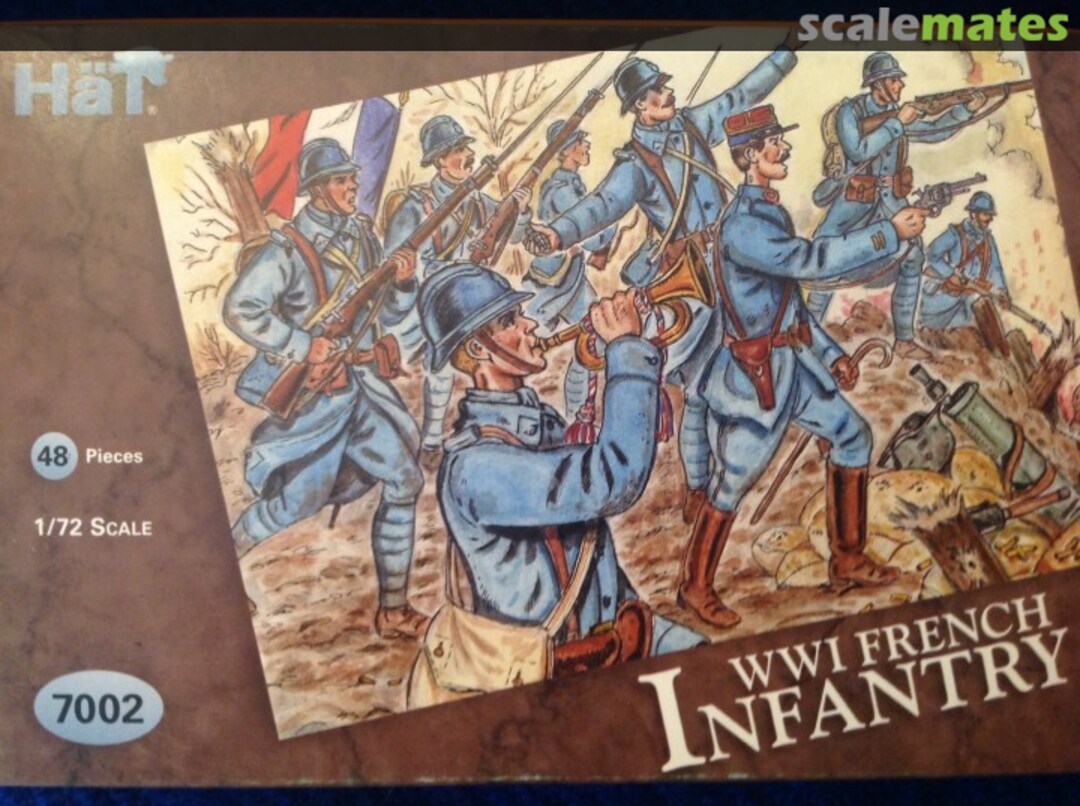 Boxart WWI French Infantry 7002 HäT