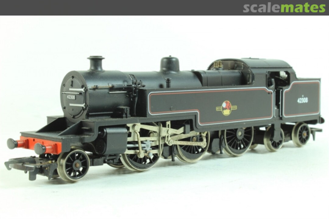 Boxart Ex-LMS Fowler tank 2-6-4t BR late crest black R062 Hornby