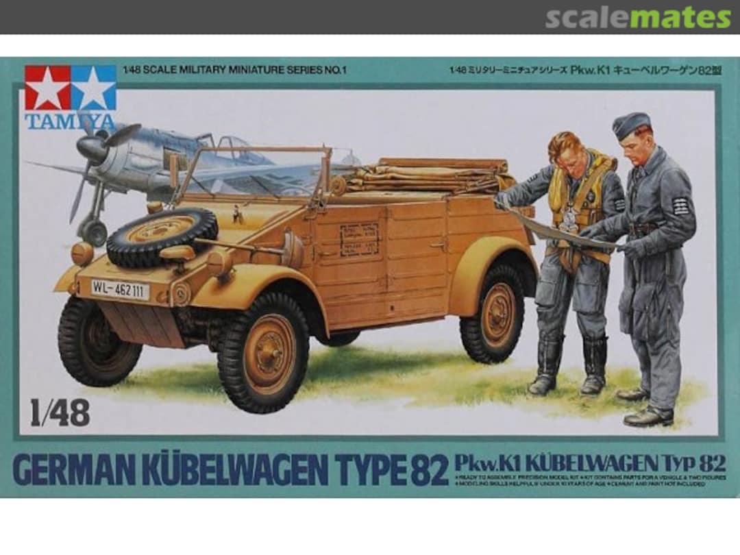 Boxart Kübelwagen Type 82 32501 Tamiya