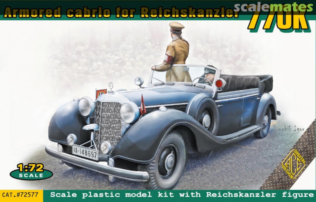 W-150 Cabriolet F 1/72 ACE # 72559 Mercedes Benz Type 770K W-150 Cabriolet F 1/72 ACE # 72559 Mercedes Benz Type 770K