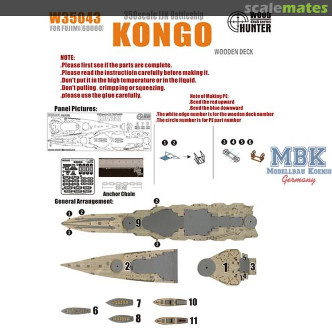 Boxart WWII IJN Battleship Kongo FHW35043 FlyHawk Model Boxart WWII IJN Battleship Kongo FHW35043 FlyHawk Model