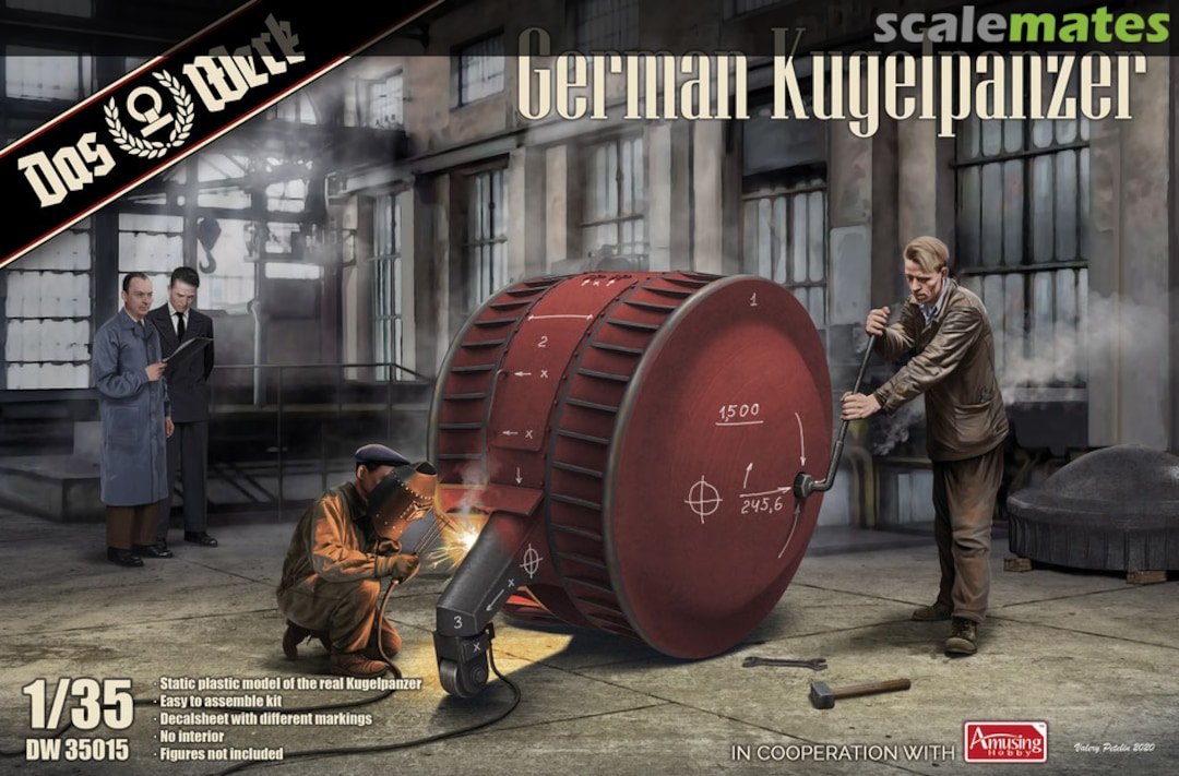 Deutscher Kugelpanzer von DasWerk in 1/35 2Stück im Kasten Deutscher Kugelpanzer von DasWerk in 1/35 2Stück im Kasten