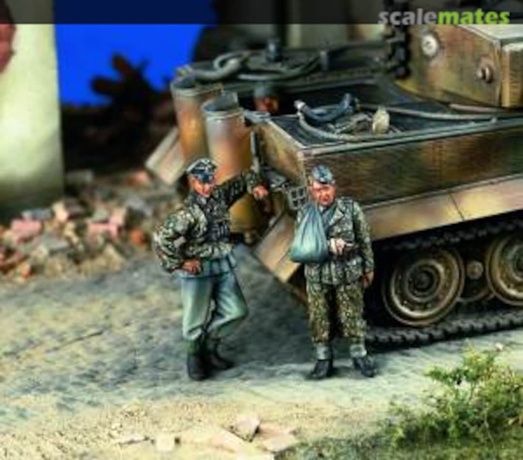 Boxart German Officer & Wounded (2) 1214 Verlinden Productions Boxart German Officer & Wounded (2) 1214 Verlinden Productions