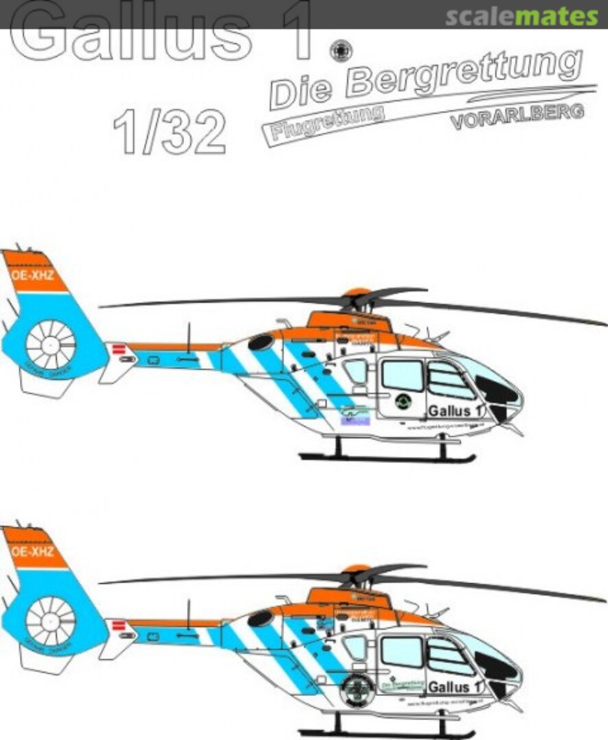 Boxart EC-135 Wucher EC-135 Wucher Brent-Air-Decals