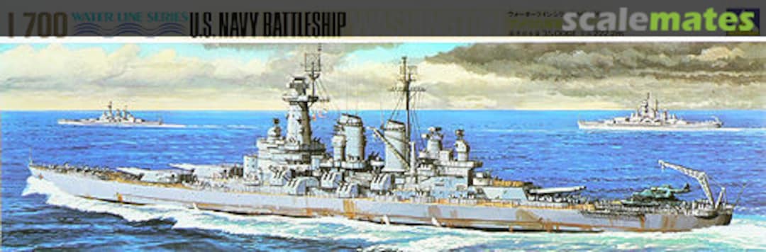 Boxart U.S. Navy Battleship USS Washington BB-56 (1944) WL.B106 Aoshima