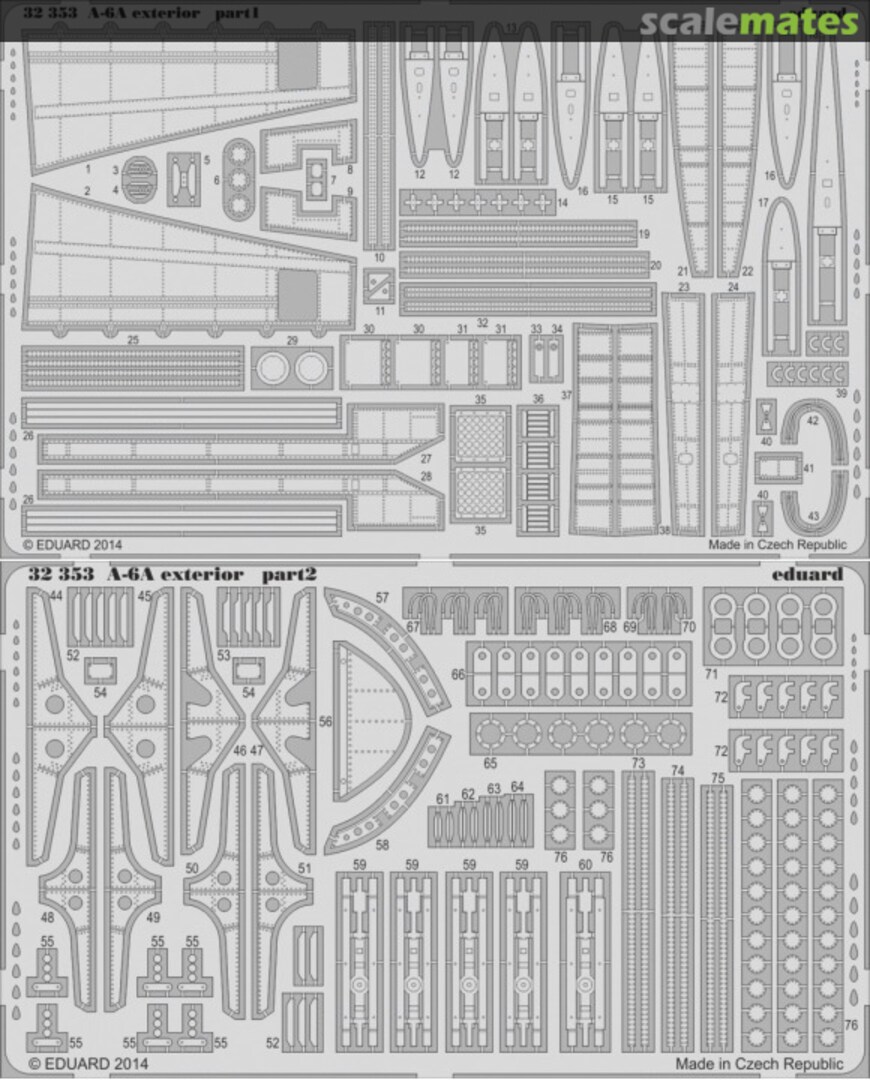 Boxart A-6A exterior - Trumpeter - 32353 Eduard Boxart A-6A exterior - Trumpeter - 32353 Eduard