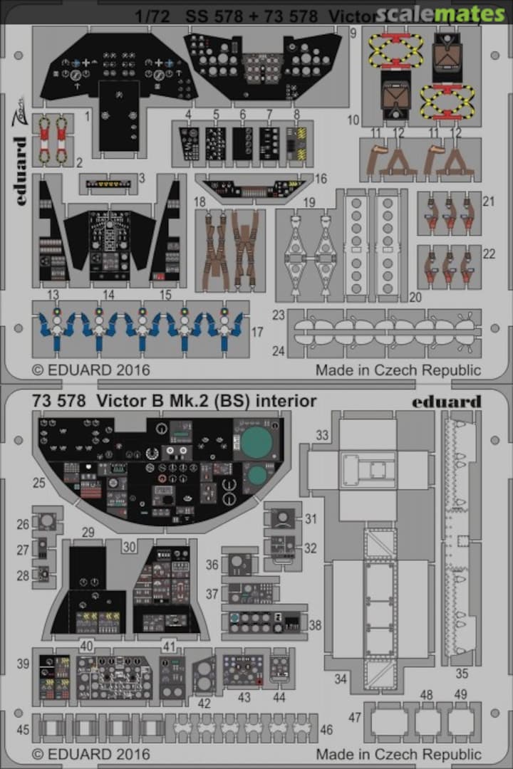 Boxart HANDLEY PAGE Victor B Mk.2 (BS) - PE Interior 73578 Eduard