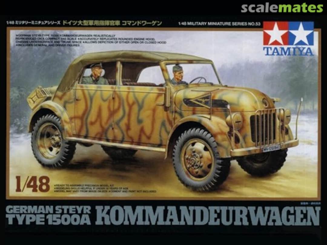 Boxart Steyr 1500 Kommandeurwagen 32553 Tamiya Boxart Steyr 1500 Kommandeurwagen 32553 Tamiya