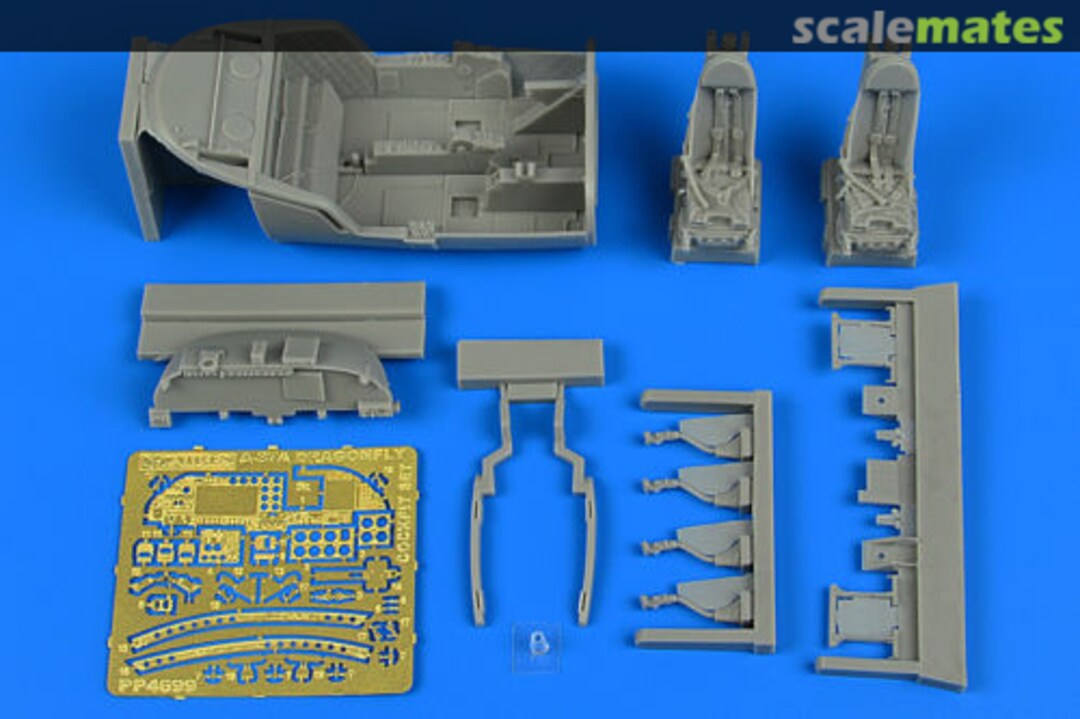 Boxart A-37A Dragonfly cockpit set 4699 Aires Boxart A-37A Dragonfly cockpit set 4699 Aires