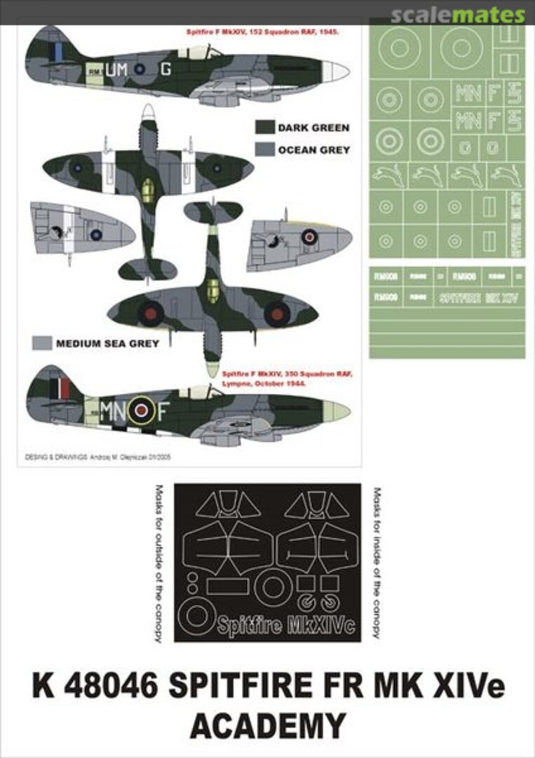 Boxart Spitfire FR Mk.XIVe K48046 Montex Boxart Spitfire FR Mk.XIVe K48046 Montex
