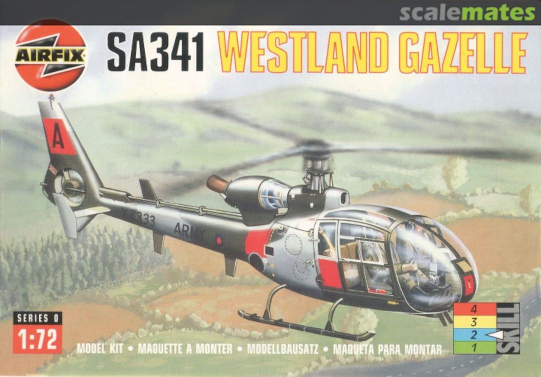 Boxart SA341 Westland Gazelle 00059 Airfix Boxart SA341 Westland Gazelle 00059 Airfix