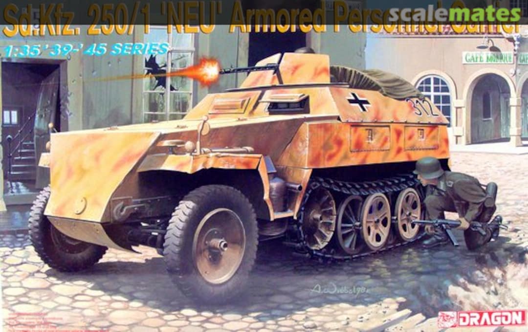 Boxart Sd.Kfz. 250/1 'NEU' Armored Personnel Carrier 6100 Dragon Boxart Sd.Kfz. 250/1 'NEU' Armored Personnel Carrier 6100 Dragon