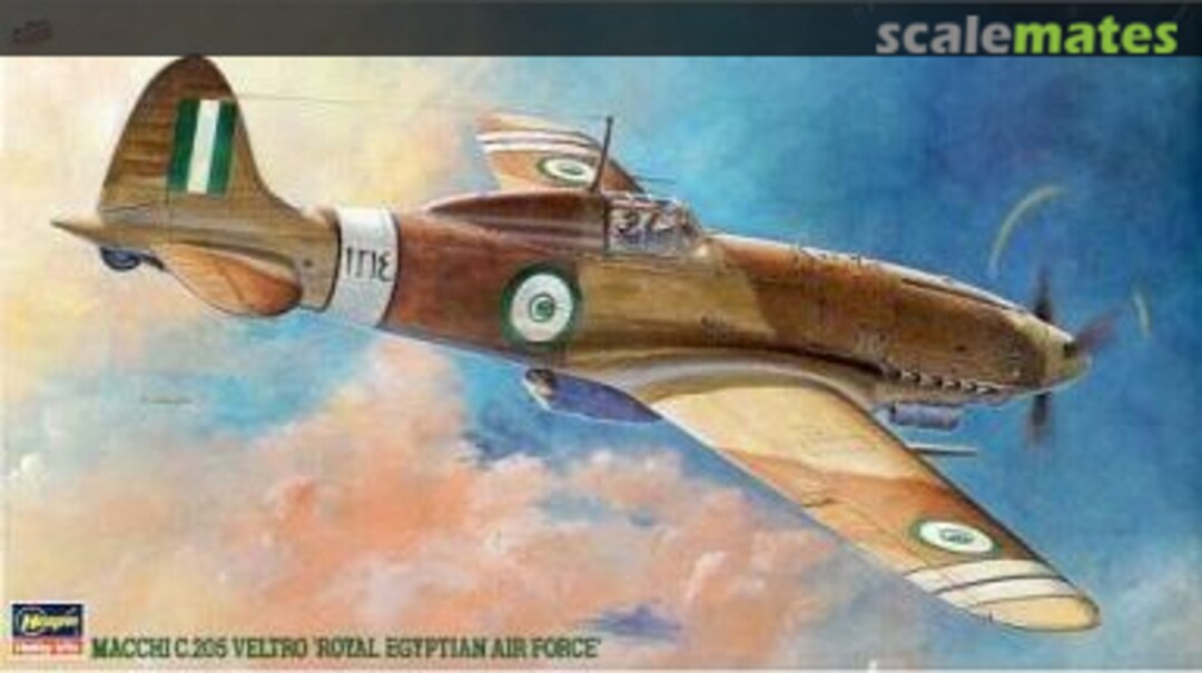 Boxart Macchi C.205 Veltro 'Royal Egyptian Air Force' 09243 Hasegawa