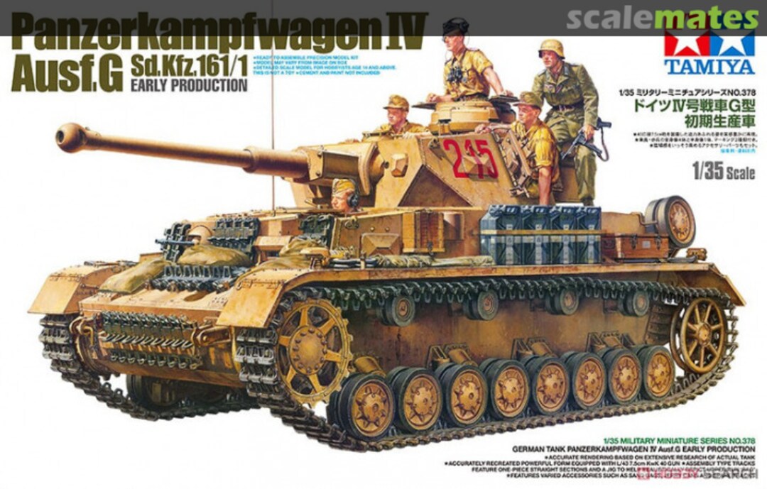 Boxart Panzerkampfwagen IV Ausf. G 35378 Tamiya Boxart Panzerkampfwagen IV Ausf. G 35378 Tamiya