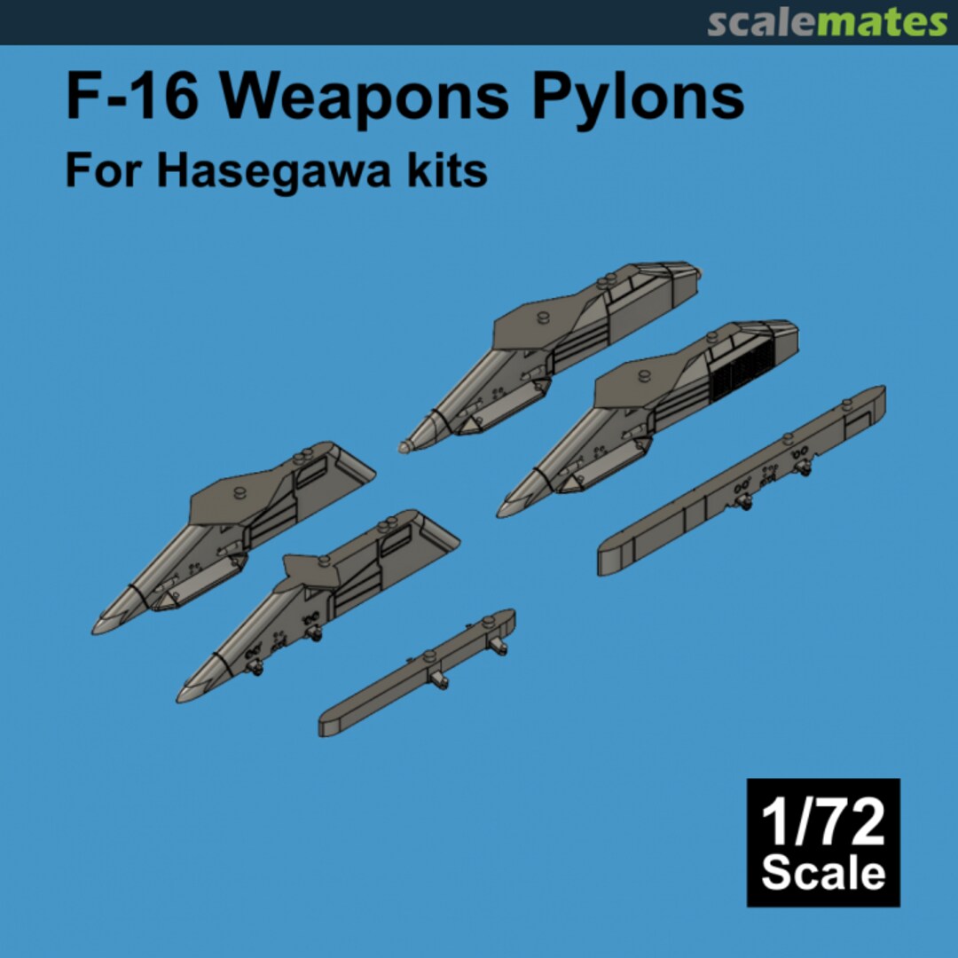 Boxart 1/72 F-16 Falcon Weapons Pylons 3826899 J2Hooper 3D Models