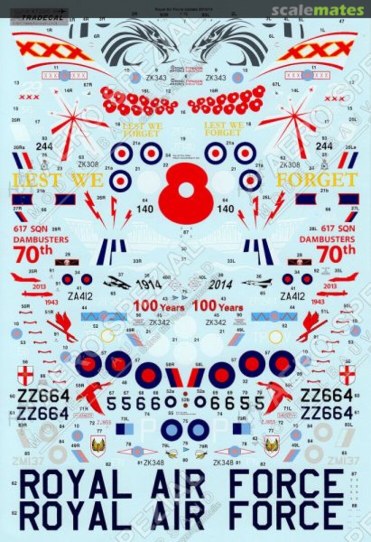 Boxart RAF 2014 Update X72216 Xtradecal Boxart RAF 2014 Update X72216 Xtradecal
