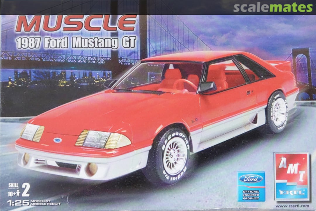 Boxart 1987 Ford Mustang GT 38282 AMT/ERTL