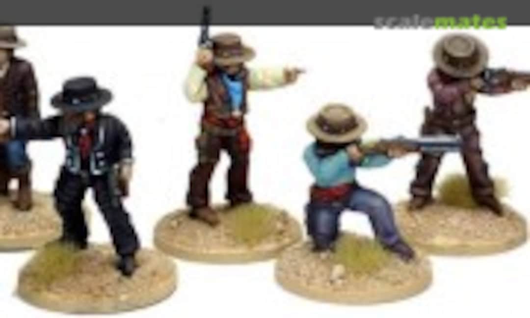28mm Vaqueros A (Black Sheep Miniatures Vaqueros A)