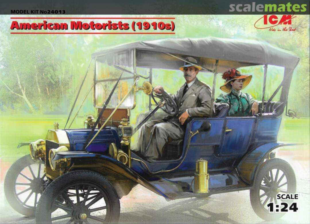 Boxart American Motorists (1910s) 24013 ICM Boxart American Motorists (1910s) 24013 ICM