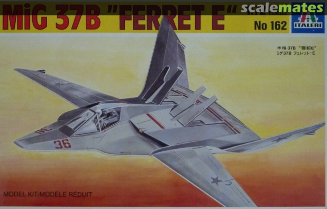 Boxart Mig-37B "Ferret E" 162 Italeri Boxart Mig-37B "Ferret E" 162 Italeri