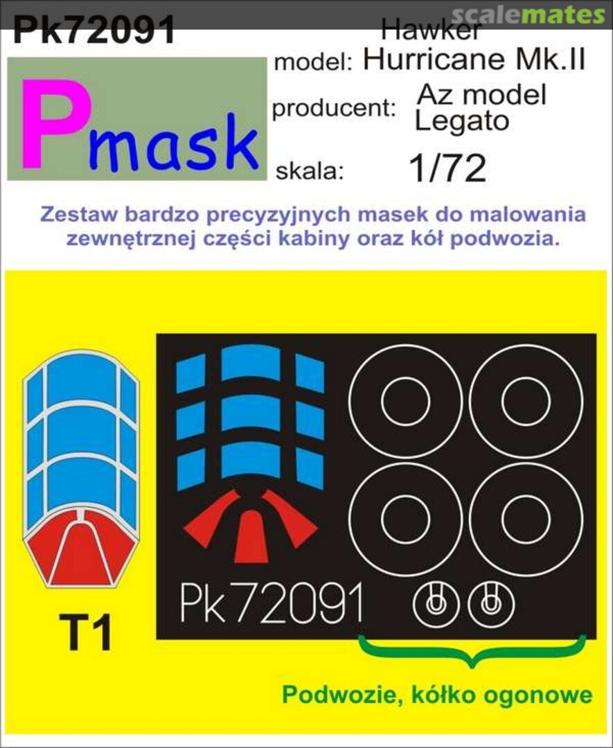 Boxart Hawker Hurricane Mk.II PK72091 Pmask