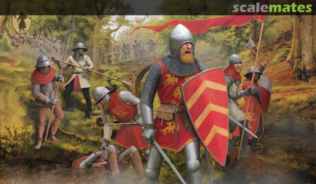 1:72 Strelets M118 Mittelalter England Ritter zu Fuß english Men at Arms Knights