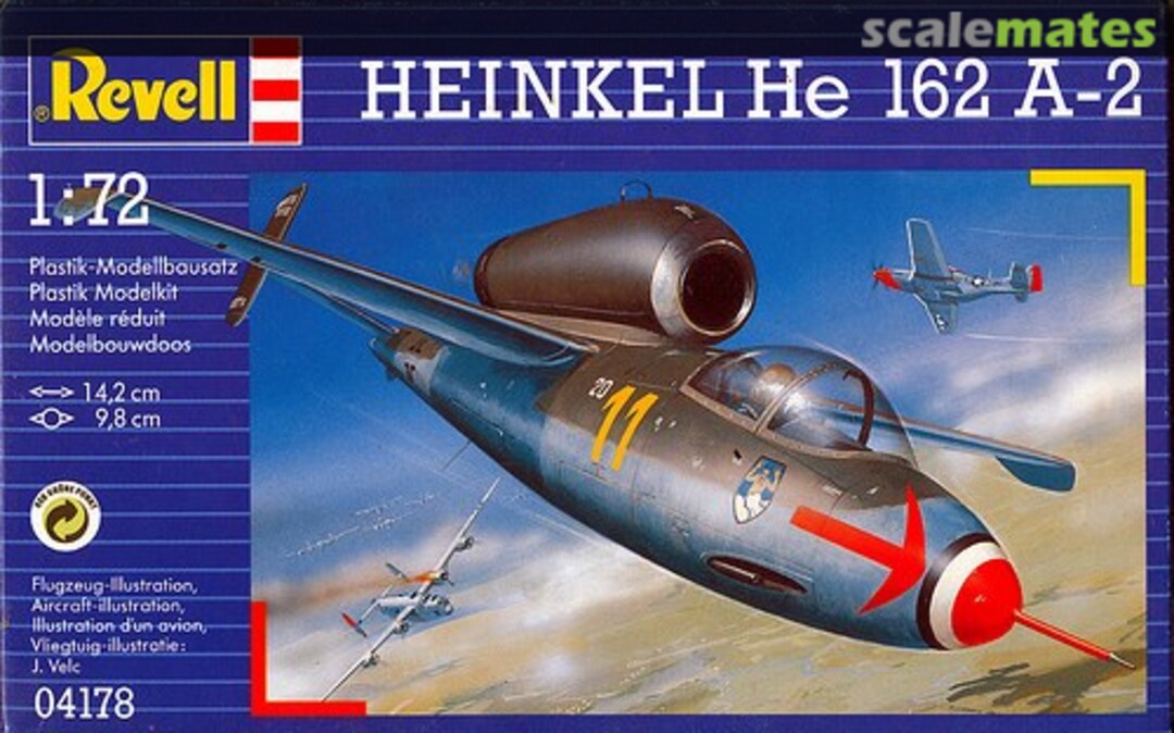 Boxart Heinkel He 162 A-2 Salamander 04178 Revell Boxart Heinkel He 162 A-2 Salamander 04178 Revell