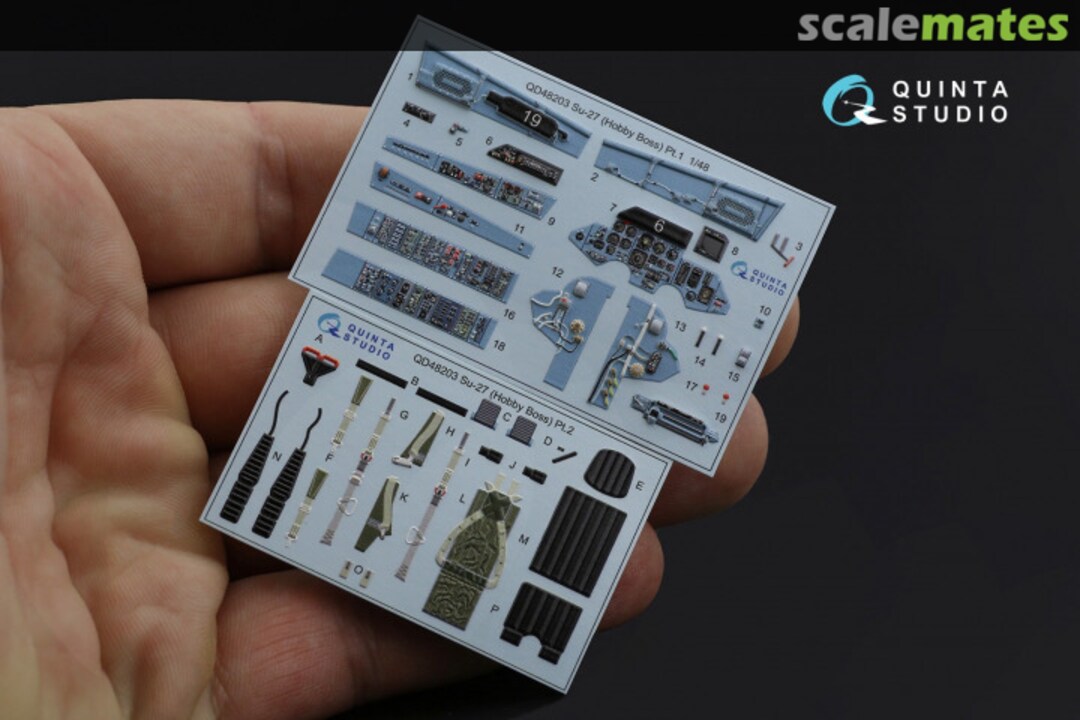 Contents Su-27 Flanker B interior 3D decals QD48203 Quinta Studio Contents Su-27 Flanker B interior 3D decals QD48203 Quinta Studio