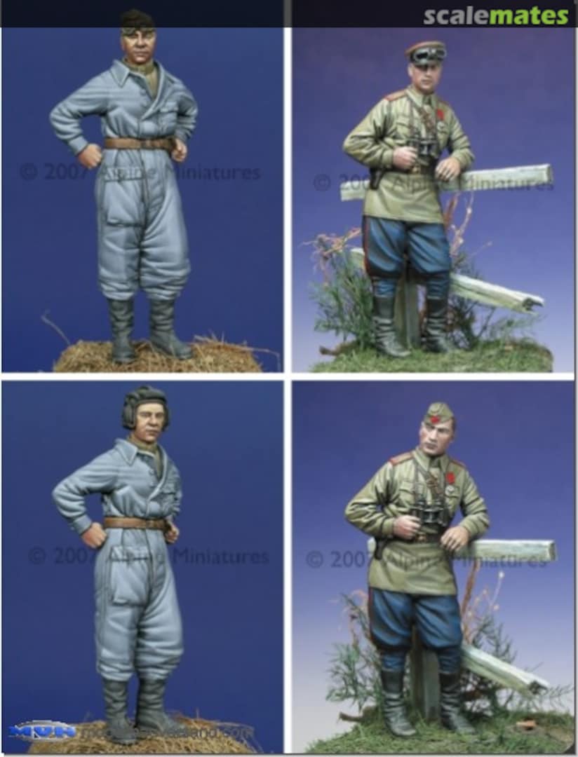 Alpine Miniatures # 35048 Segunda Guerra Mundial tanque británico Crew #1 escala 1//35