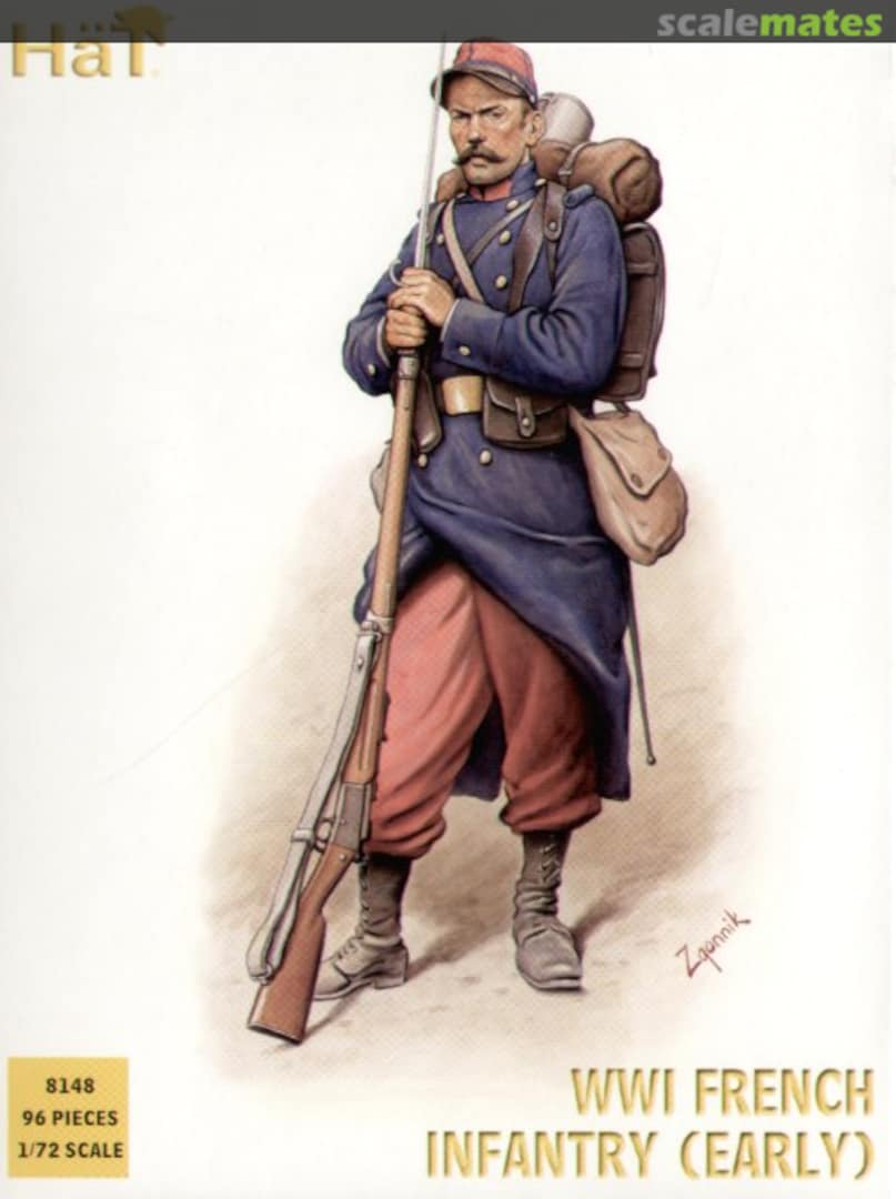 Boxart WWI French Infantry (Early) 8148 HäT (Hat) Boxart WWI French Infantry (Early) 8148 HäT (Hat)