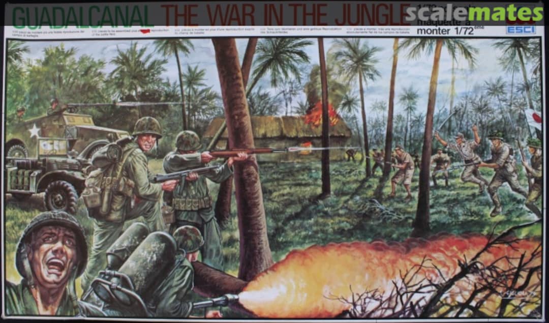Boxart Guadalcanal "the war in the jungle" 2018 ESCI Boxart Guadalcanal "the war in the jungle" 2018 ESCI