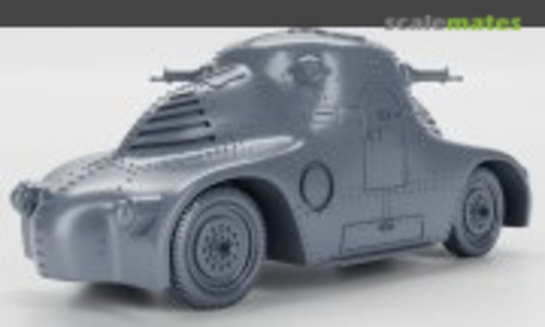 1:72 Armoured car Skoda PA-II Zelva (OA vz.23) - closed hatch (EMP3d 72011425) 72011425