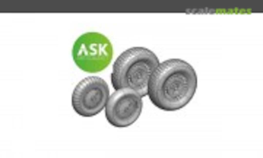 1:72 Me 262 Wheels (ASK 200-A72042)