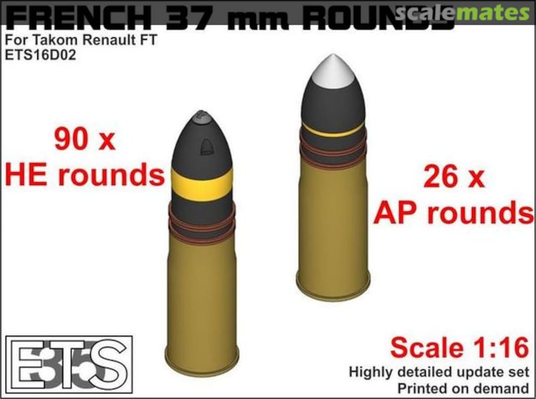 Boxart French 37 mm Rounds ETS16D02 ETS35 Boxart French 37 mm Rounds ETS16D02 ETS35