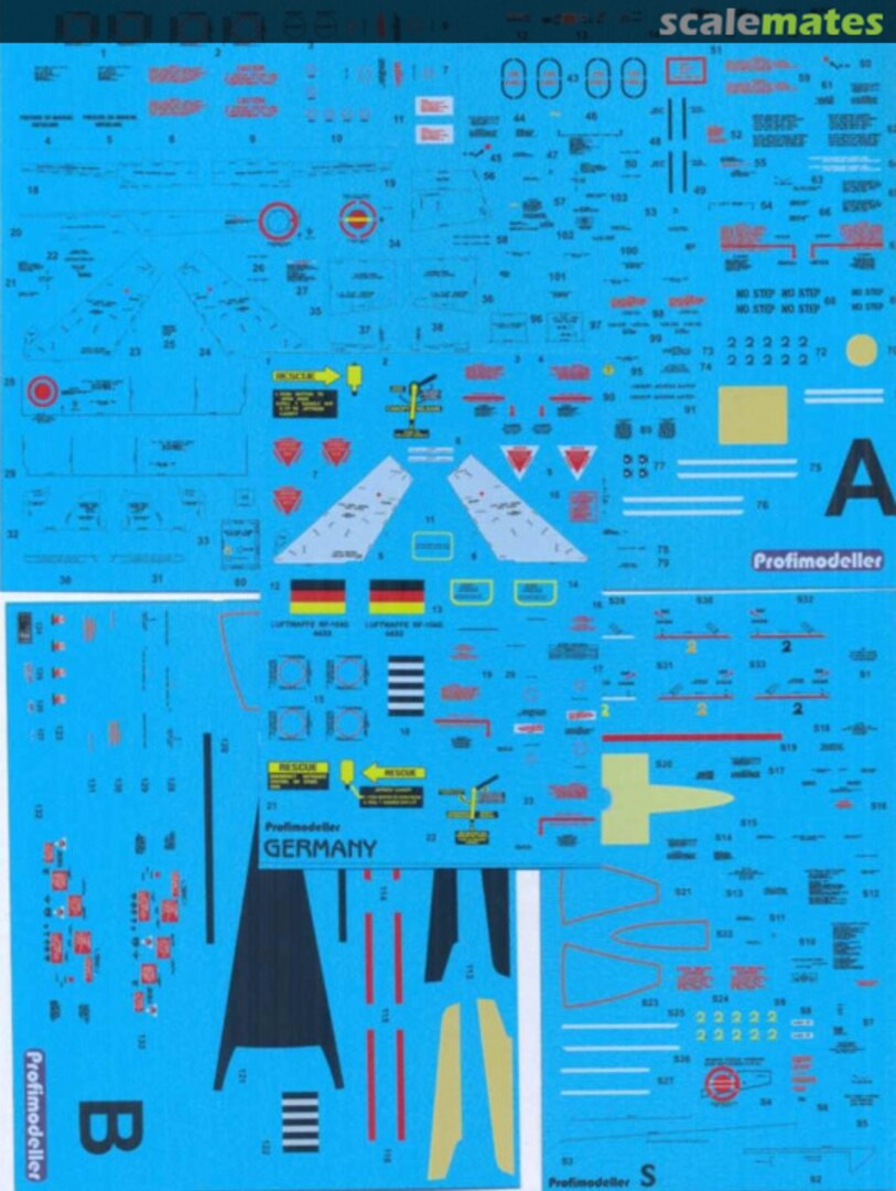Boxart TF/F-104 Stencils - Germany 32479 Profimodeller Boxart TF/F-104 Stencils - Germany 32479 Profimodeller