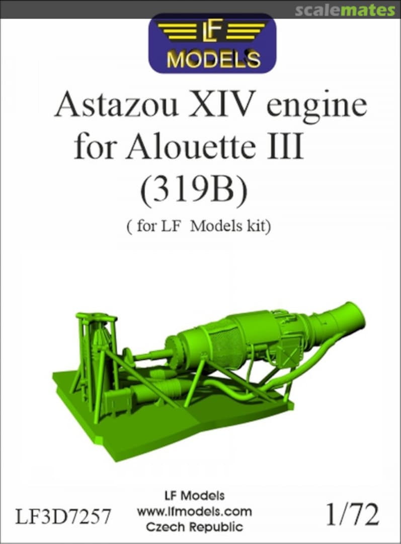 Boxart Astazou XIV engine for Alouette III (319B) LF3D7257 LF Models